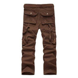 Mens Millitary Tactical Cotton Loose Trousers Casual Multi Pocket Cargo Pants