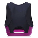 Women Wireless Shockproof Breathable Elastic Overhead Patchwork Yoga Sports Vest Bra