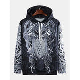 Ethnic Eagle Character Hoodies