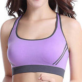 Stretch Anti-Bacterial Running Fitness Yoga Bra Sportswear