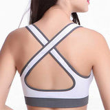 Stretch Anti-Bacterial Running Fitness Yoga Bra Sportswear