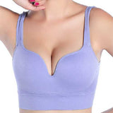 3D Gather Push Up Seamless Running Bras