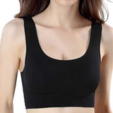 Ice Silk Seamless Wire Free Padded Sports Bras