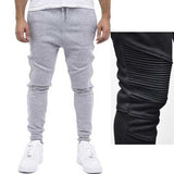 Gym Elastic Skinny Trousers Casual Harem Hip-hop Sweatpants Mens Fitness Jogger Pants