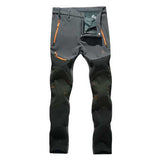 Outdoor Sports Mens Assault Pants Plush Warm Waterproof Breathable Climbing Hiking Trousers