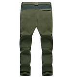 Mens Outdooors Thick SporT-pants Soft Shell Waterproof Windproof Warm Mountaineering Pants