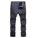 Mens Outdooors Thick SporT-pants Soft Shell Waterproof Windproof Warm Mountaineering Pants