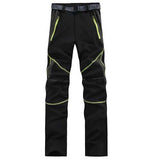 Mens Spring Outdooors Quick Drying Stitching SporT-pants Waterproof Breathable Climbing Trousers