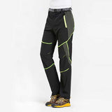 Mens Spring Outdooors Quick Drying Stitching SporT-pants Waterproof Breathable Climbing Trousers