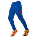 Mens Casual Training Football Sport Pants Elastic Waist Skinny Leg Running Trousers