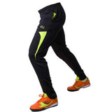 Mens Casual Training Football Sport Pants Elastic Waist Skinny Leg Running Trousers