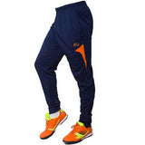 Mens Casual Training Football Sport Pants Elastic Waist Skinny Leg Running Trousers