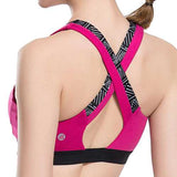 U-Neck Criss-cross Shakeproof Gym Yoga Bras