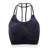 Women Cozy Full Cup Vest Breathable Halter Backless Shockproof Sports Wireless Yoga Bra