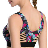 Women Cozy Show-Off Printing Quick Dry Sports Bra Wireless Yoga Vest Underwear