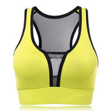 Shockproof Quick Dry Sports Overhead Seamless Wireless Yoga Underwear vest Bra