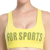 Women Sexy Character Backless Elastic Sport Tops Breathable Shockproof Yoga Vest Bra