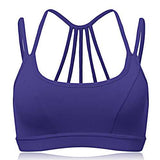 Sexy Backless Wireless Elastic Hollow Out Shockproof Breathable Yoga Sports Bra