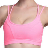 Sexy Backless Wireless Elastic Hollow Out Shockproof Breathable Yoga Sports Bra