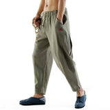 Men's Loose Comfy Retro Cotton Linen Casual Pants