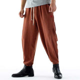 Men's Loose Comfy Retro Cotton Linen Casual Pants