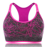 Quick-dry Wireless Shockproof Stretchy Overhead Yoga Sport Bra