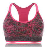 Quick-dry Wireless Shockproof Stretchy Overhead Yoga Sport Bra