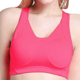 Soft Wireless Padding Criss-cross Back Shockproof Sport Bra