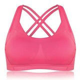 Soft Wireless Padding Criss-cross Back Shockproof Sport Bra