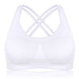 Soft Wireless Padding Criss-cross Back Shockproof Sport Bra