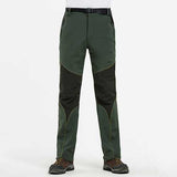 Outdoor Water-repellent Soft Shell Pants Men's Warm Fleece Lining Sport Climbing Pants