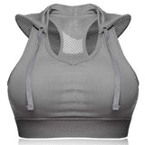 Soft Padded Shockproof Breathable Running Yoga Vest Sport Bra