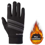 BIKIGHT Outdoor Sports Climbing Cycling Gloves Men And Women Fleece Windproof Gloves Touch Screen Gloves