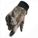 BIKIGHT Camouflage Touch Screen Non Slip Cycling Gloves Hunting Fishing Gloves Waterproof Windproof Gloves
