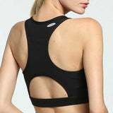 Wireless Padded Back Pocket Shockproof Sports Bra