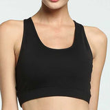 Wireless Padded Back Pocket Shockproof Sports Bra