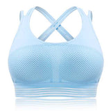 Quick-drying Shockproof Stretch Cross Straps Sports Bra