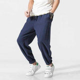 Men's Summer Loose Cotton Linen Pants