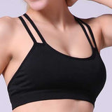 Push Up Wireless Seamless Tops Shockproof Padding Sports Bra