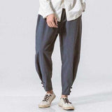 Men's Casual Baggy Cotton Linen Harem Pants