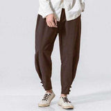 Men's Casual Baggy Cotton Linen Harem Pants