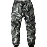 Mens Sports Drawstring Camouflage Wearable Long Cargo Pants