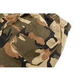 Mens Sports Drawstring Camouflage Wearable Long Cargo Pants