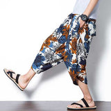 Men's Ethnic Style Printed Baggy Harem Pants