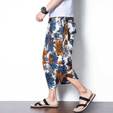 Men's Ethnic Style Printed Baggy Harem Pants