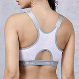 Push Up Shaped Shockproof Fitness Adjustment  Sports Bra