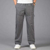 Men's Large Size Loose Washed Sports Trousers