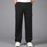 Men's Large Size Loose Washed Sports Trousers