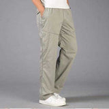 Men's Large Size Loose Washed Sports Trousers