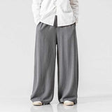 Men's Cotton Outdoor Loose Comfortable Wide Leg Pants